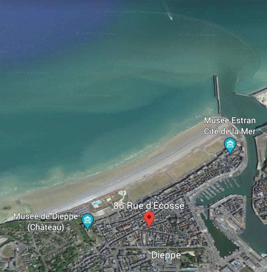 Petite Maison Hyper Centre De Dieppe Proche Plage Bagian luar foto